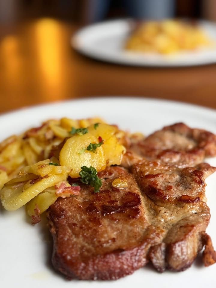 Saftiges Steak mit Bratkartoffeln